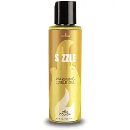 Зігрівальний масажний гель Sensuva Sizzle Lips Pina Colada (125 мл)