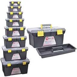 Комплект ящиків для інструментів переносних Intertool BX-0308 10"х26.5" у наборі 8 шт.
