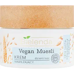 Зволожуючий крем для обличчя Bielenda Vegan Muesli, пшениця, овес, кокосове молоко, 50 мл - мініатюра 3