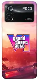 TPU чехол Demsky GTA VI Vice City для Xiaomi Poco X4 Pro 5G