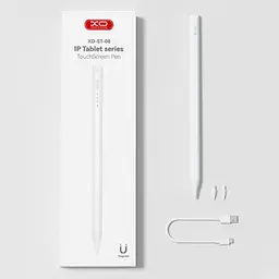 Стилус XO ST-08 Magnetic Capacitive Pen for Ipad Prevents False Contacts Білий - мініатюра 2