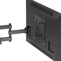 Кронштейн для ТВ AGN AGN43-222P з поворотом/два коліна/23"-43"/30 кг/max.VESA 200x200/Чорний - мініатюра 8