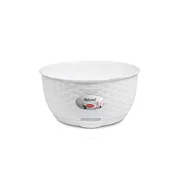 Вазон пластиковий NATURAL, круглий, з автополивом, 30 см, 5,9 л (75450)
