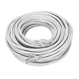 Кабель Ethernet LAN Cat 5E "HX" Білий провід для роутера 20 м патч корд кабель RJ-45 - мініатюра 6