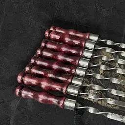 Набір шампурів Компакт ПЛЮС у тканинному кейсі 9в1 (листя) - мініатюра 2