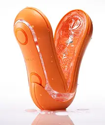 Мастурбатор Tenga Flip Orb Sunset Orange помаранчевий - мініатюра 8