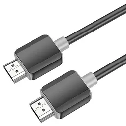 HDTV кабель HOCO US08 HDTV 2.0 male-to-male 4K HD data cable 2 метри чорний - мініатюра 2
