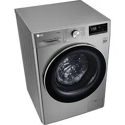 Пральна машина LG з фронтальним завантаженням F4V7VW9T, 9кг, 1400, A+++, Пар, глибина 56см, Дисплей, Інвертор, Сріблястий (F4V7VW9T) - мініатюра 3