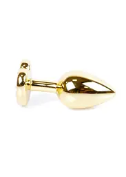 Анальна пробка Jawellery Gold Heart PLUG Black Boss Series 64-00038 98263 - мініатюра 5