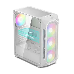 Корпус для ПК Gamdias AURA GC1 ELITE ARGB WH (4711514500608) - мініатюра 2