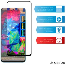 Скло захисне ACCLAB Full Glue Honor X8A Black (1283126591204) - мініатюра 5