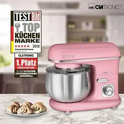 Кухонний комбайн - тістоміс Clatronic KM 3711 Pink 5 л - мініатюра 6