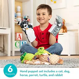 Ляльковий театр Melissa&Doug Домашні тварини 6 шт. (MD9119) - мініатюра 5