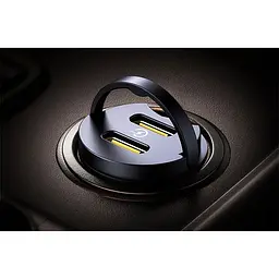 Автомобільний зарядний пристрій Baseus Tiny Star Mini 30W Black (C00035001121-03) [150721] - мініатюра 5