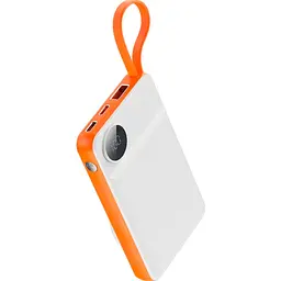 Зовнішній акумулятор Wiwu Core 2 in 1 Wi-P007 10000mAh 22.5w White/Orange [104323] - мініатюра 5