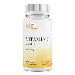 Вітамін C, Vitamin C 500 mg - 100 caps