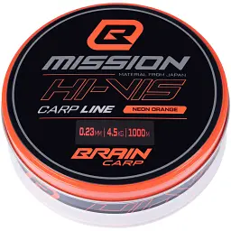 Волосінь Brain Mission Carp Line (Neon Orange) 1000m 0.23mm 4.5kg - мініатюра 2