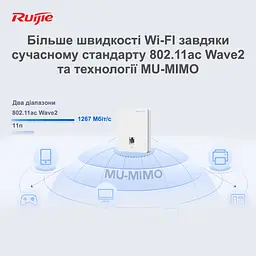 Точка доступу Ruijie Reyee RG-RAP1200(F) - мініатюра 5