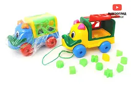 Іграшка каталка сортер на мотузці Собачка KW-06-602 KinderWay