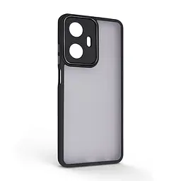 Защитный чехол для OPPO A98 5G, Shade, черный, TPU+PC, матовый, защита всего корпуса, панель-накладка, противоударный, с высокими бортами, амортизирует удары при падениях, ArmorStandart (ARM73449)