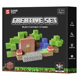 Магнітний конструктор Same Toy Creative Set Vault 100 ел. (MCRAFT-4646-SM)