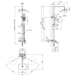 Душова система Kroner KRP Essen - SCH063 (CV024317) - мініатюра 13