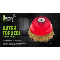Щітка торцева Alloid кручений дріт 65 мм М14х2 (WB-1065) - мініатюра 2