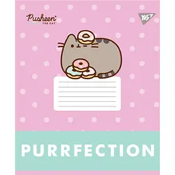Набір зошитів Yes Pusheen Candy A5 в клітинку 12 аркушів 25 шт. (767597) - мініатюра 4
