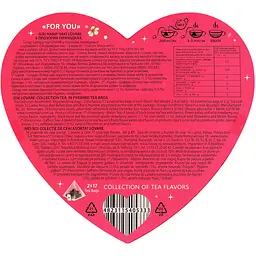Набір чаю Lovare Tea With Love 2 види 68 г (34 шт. х 2 г) - мініатюра 3