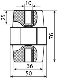 Ізолятор‑тримач SM76 АСКО‑УКРЕМ (A0150100006) - мініатюра 3