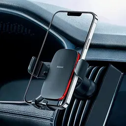 Тримач Baseus Metal Age II Gravity Car Mount (Air Outlet Version) (SUJS000001) чорний - мініатюра 7