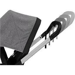 Детская коляска Thule Shine Aluminum/Gray Melange [11400200] [107660] - мініатюра 5