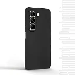 Чехол-накладка для смартфона Infinix Hot 50 4G противоударный, силиконовый, термополиуретановый (ТПУ), с защитой камеры и корпуса, черный, защита всего корпуса, ArmorStandart (ARM80957) - мініатюра 2