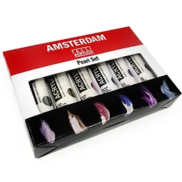 Набір акрилових фарб Amsterdam Standard 6х20 мл перламутри - мініатюра 2