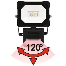 Прожектор Yato SMD LED датчик руху 20 Вт 230 В 1900 лм 30 діодів чорний (YT-818271) - мініатюра 6