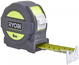 Рулетка RTM8M 8мх25мм Ryobi hoz0013696