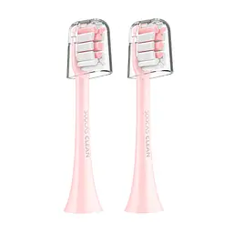 Насадка для зубної електрощітки Xiaomi Soocas Сlean X1/X3/X5 Pink (2 шт.)