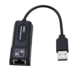 Мережевий адаптер перехідник Pix-Link USB LAN SR9900 мережна карта Black (16158) - мініатюра 2