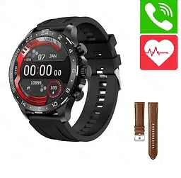Смарт-годинник Lige S600 2 ремінці Black (2c01e524) - мініатюра 2