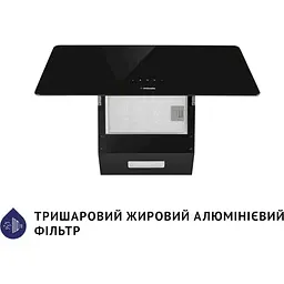Витяжка Minola HVS 6224 BL 700 LED (з пультом) - мініатюра 5