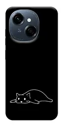 TPU чехол Demsky Lazy cat для TECNO Spark Go 1