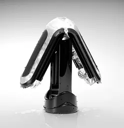 Мастурбатор Tenga Flip Zero Electronic Vibration Black із змінною інтенсивністю, розкладний, 18х7.5 (чорний) - мініатюра 3