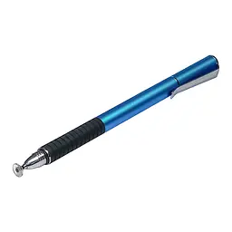 Стилус ємнісний, високоточний, Jot Pro двосторонній, алюмінієвий, з кріпленням, блакитний - мініатюра 2