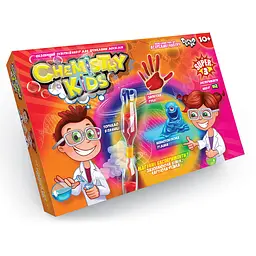 Набір для дослідів Chemistry Kids, економ (українською/російською), Danko Toys - мініатюра 2