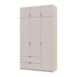 Распашный Шкаф для одежды Doros Лукас Кашемир 3ДСП 135х50х240 (80737802)