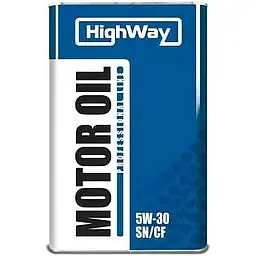 Олива моторна HighWay синтетична 5W30 SN/CF 4 л
