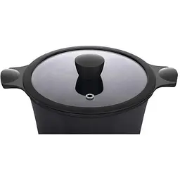 Каструля Ringel Zitrone Black (5.8 л), з кришкою (RG-2108-24/2 BL) - мініатюра 4