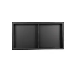 Полиця-ніша для ванної кімнати Mixxus Premium NICHE-0103 BLACK із нержавіючої сталі SUS304 (MI6682) - мініатюра 2