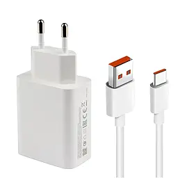 Зарядний пристрій Power Adapter Suite 33W, комплект 2 шт з кабелем Type-C, білий