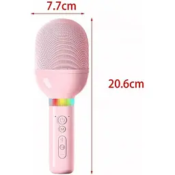 Мікрофон з караоке PRC Sound Wawe Pink [136744] - мініатюра 2